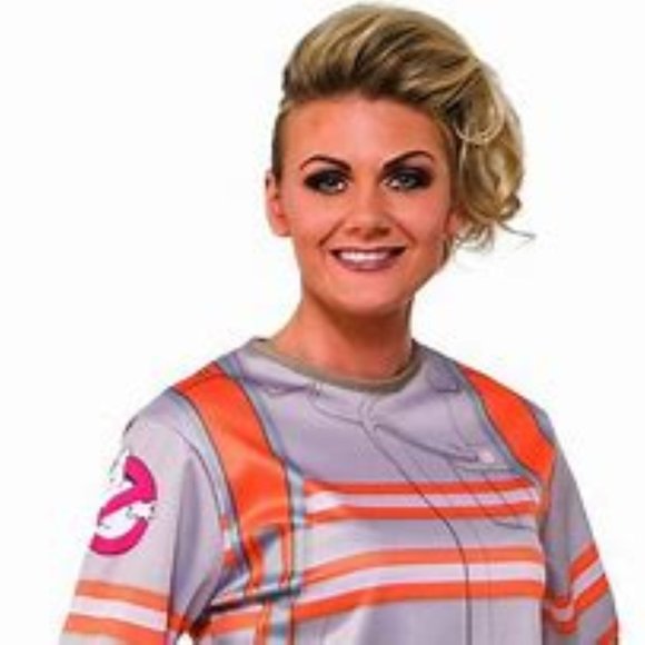 Women's Ghostbuster Costume Shirt, Inflatable Proton Wand NWT - Picture 2 of 3